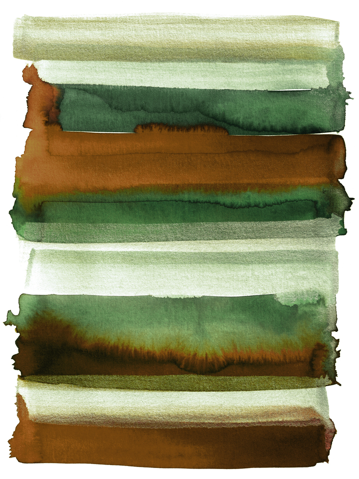 OUTSIDE THE LINES 8 BOLD COLORFUL WATERCOLOR LINES PAINTING