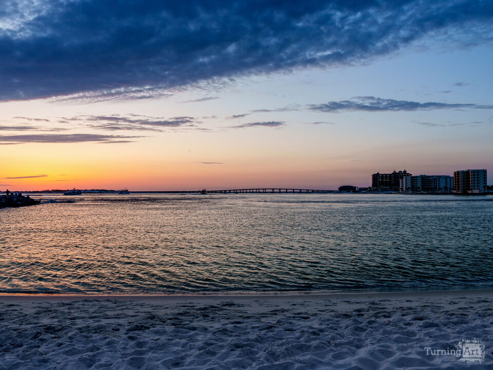 Destin Snorkel Beach After Sunset