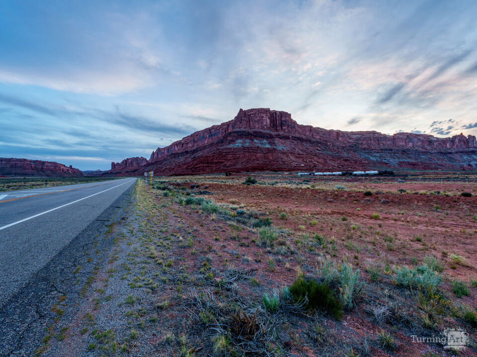 Blue Hour In Utah Red Rock Country