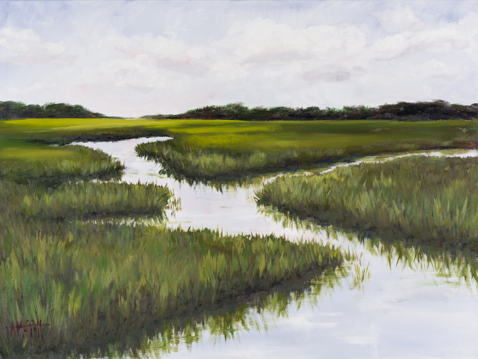 Green Summer Marsh