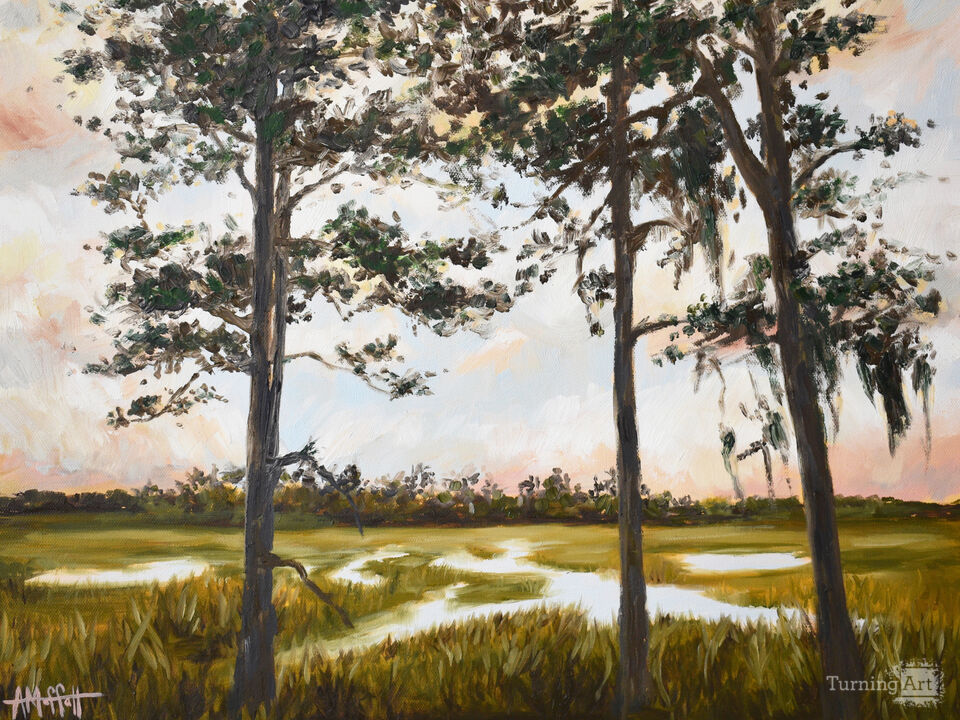 Coastal Pines on the Marsh