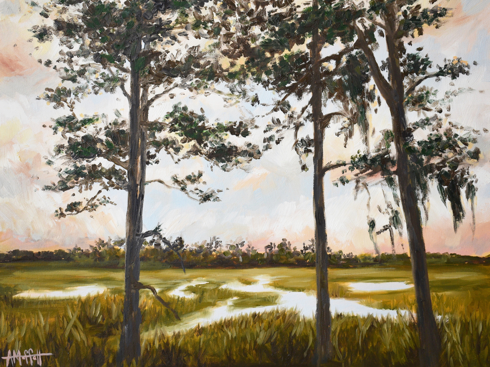 Coastal Pines on the Marsh