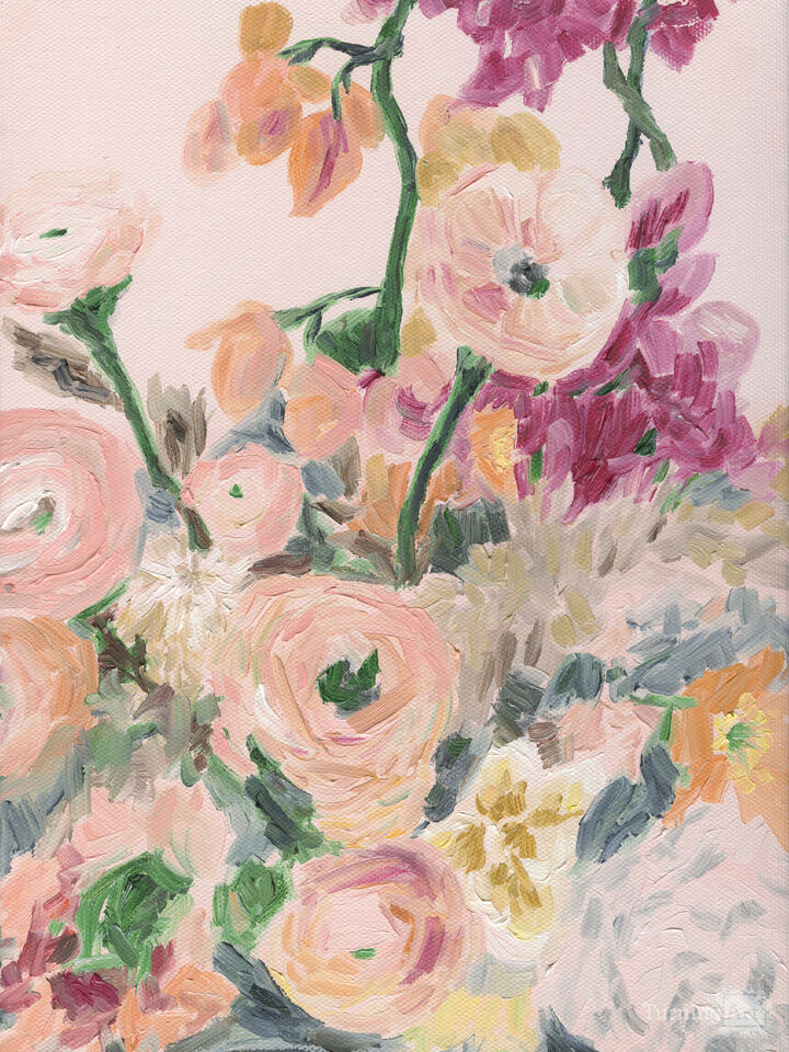 Peach Floral