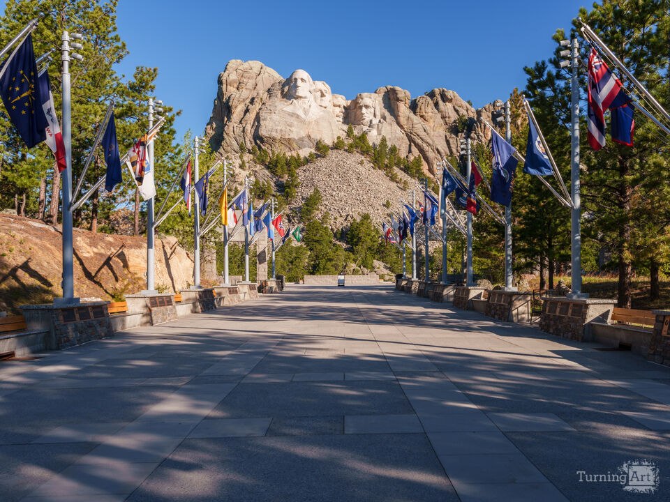 Avenue Of Flags Mount Rushmore