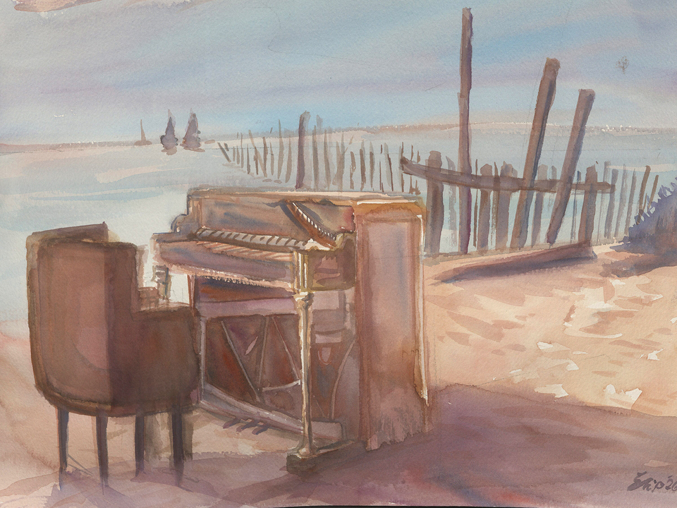 "Piano on the Beach"