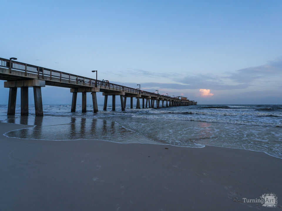 Gulf Shores Alabama Pier After Sunset