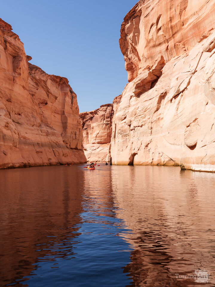 Water Adventure Through Antelope Canyon Vertical
