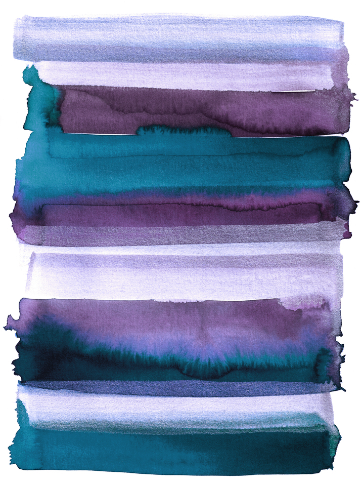 OUTSIDE THE LINES 16 BOLD COLORFUL WATERCOLOR LINES PAINTING