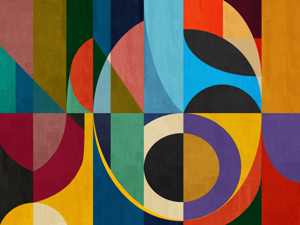 Bauhaus Inspired Color Geometry