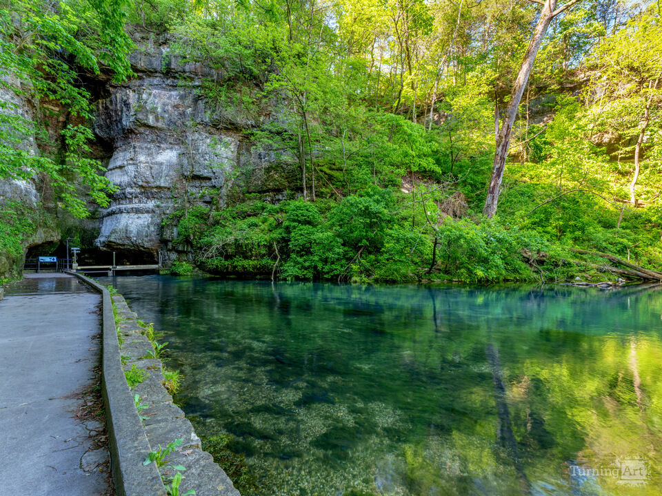 Walkway To Roaring River Spring