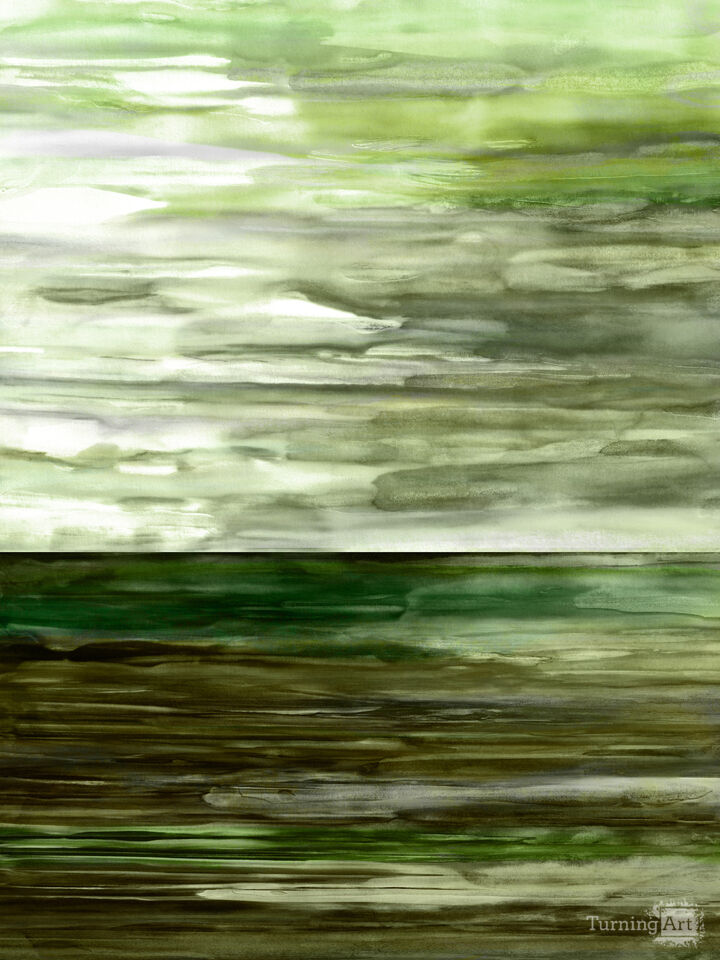 COASTAL ZENSCAPE 4 - COLORFUL SEASCAPE WATERCOLOR PAINTING