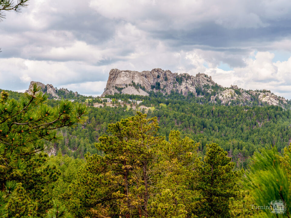 Mount Rushmore From Iron Mountain Road