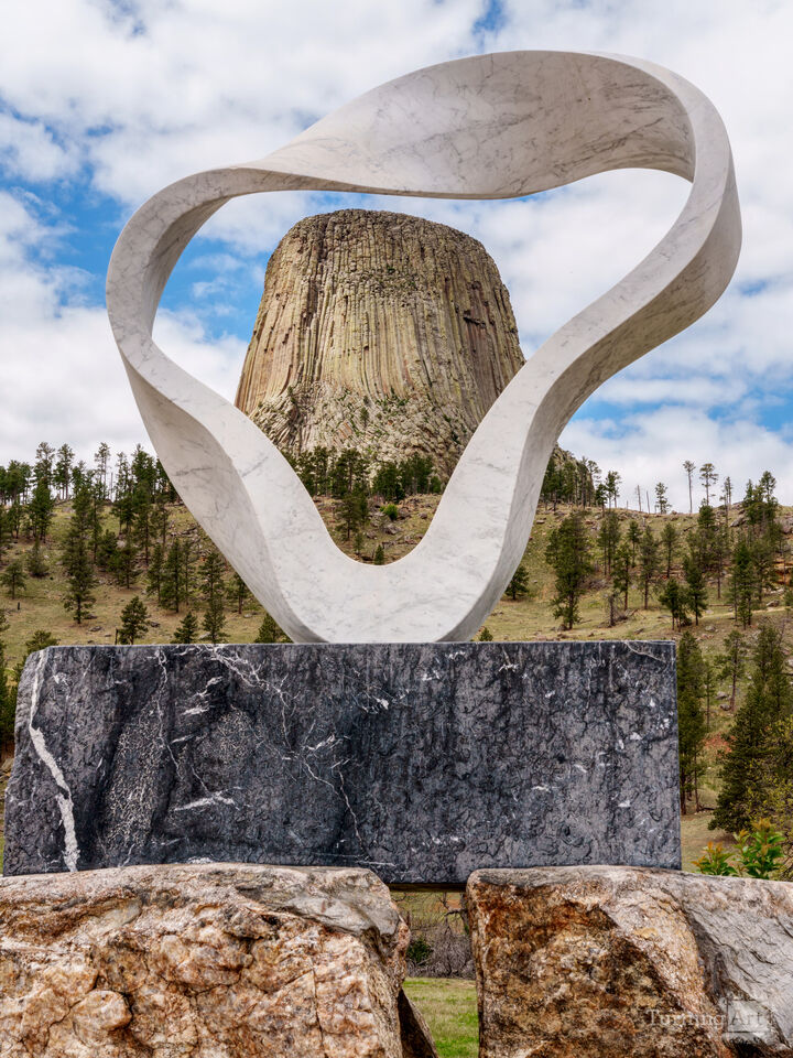 Devils Tower Through Wind Circle
