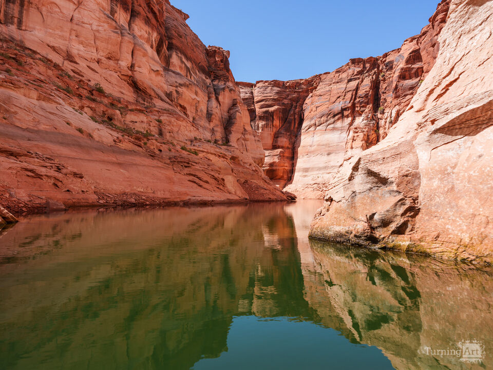 Calm Reflections At Antelope Canyon