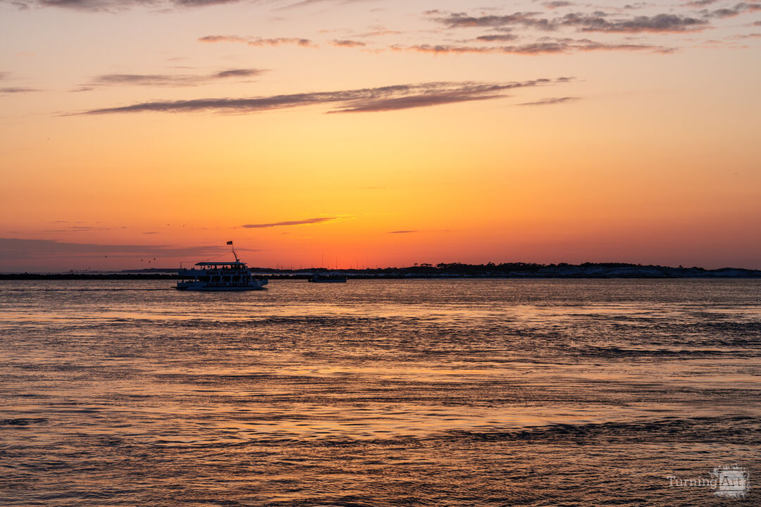 Destin Florida Evening Gold