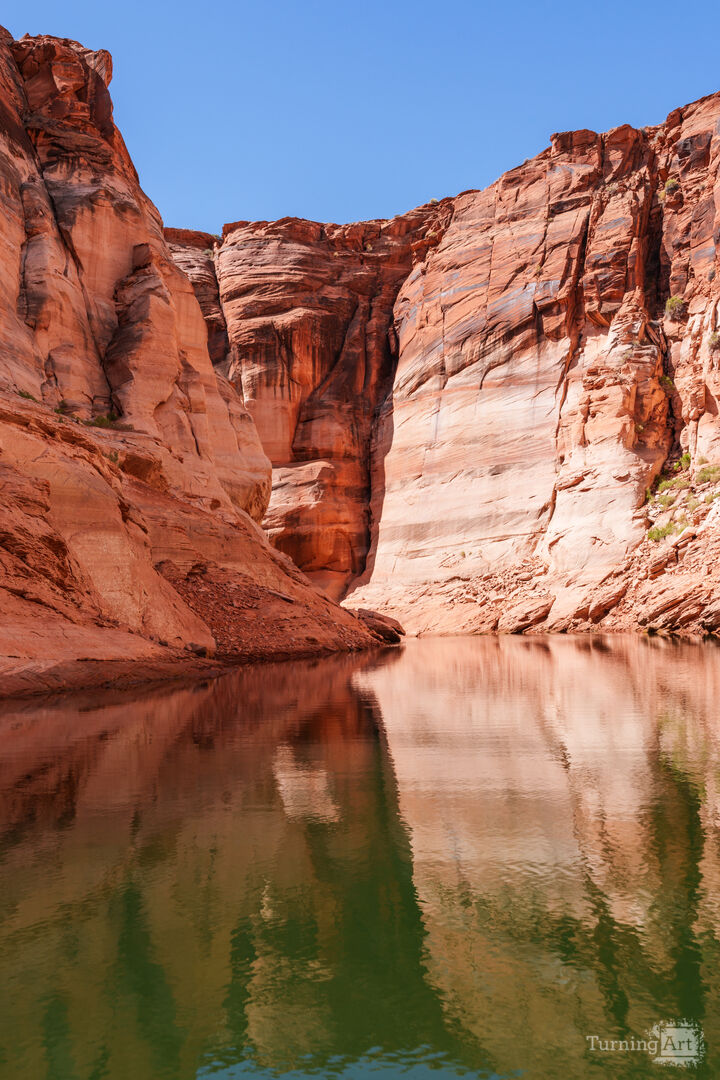 Reflections Double At Antelope Canyon