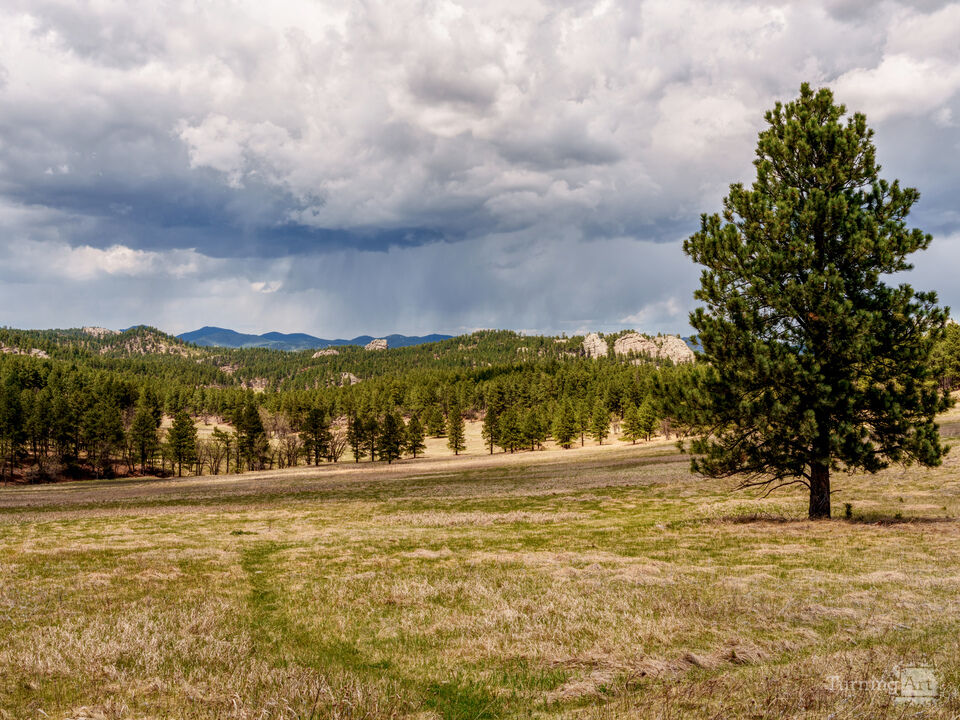 Rain Over Black Hills And Great Plains