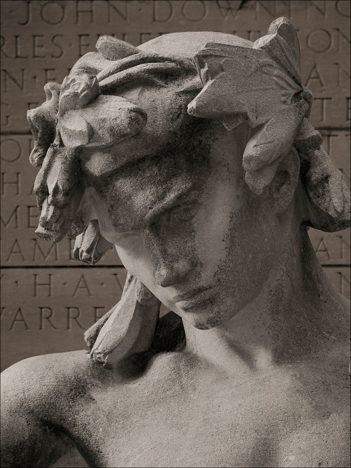Detail of Statue - Columbus Circle NYC