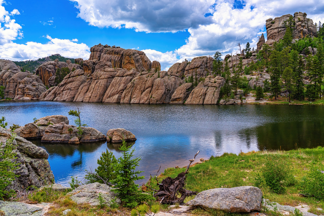 Sylvan Lake Afternoon Reflections