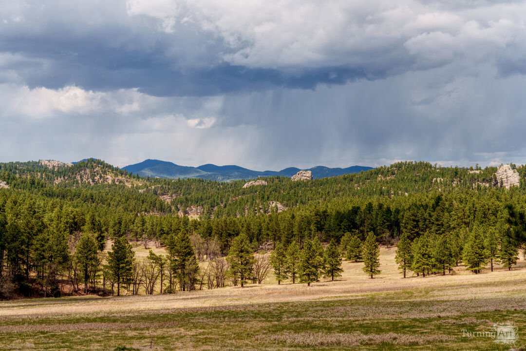 Rain Showers Over Black Hills