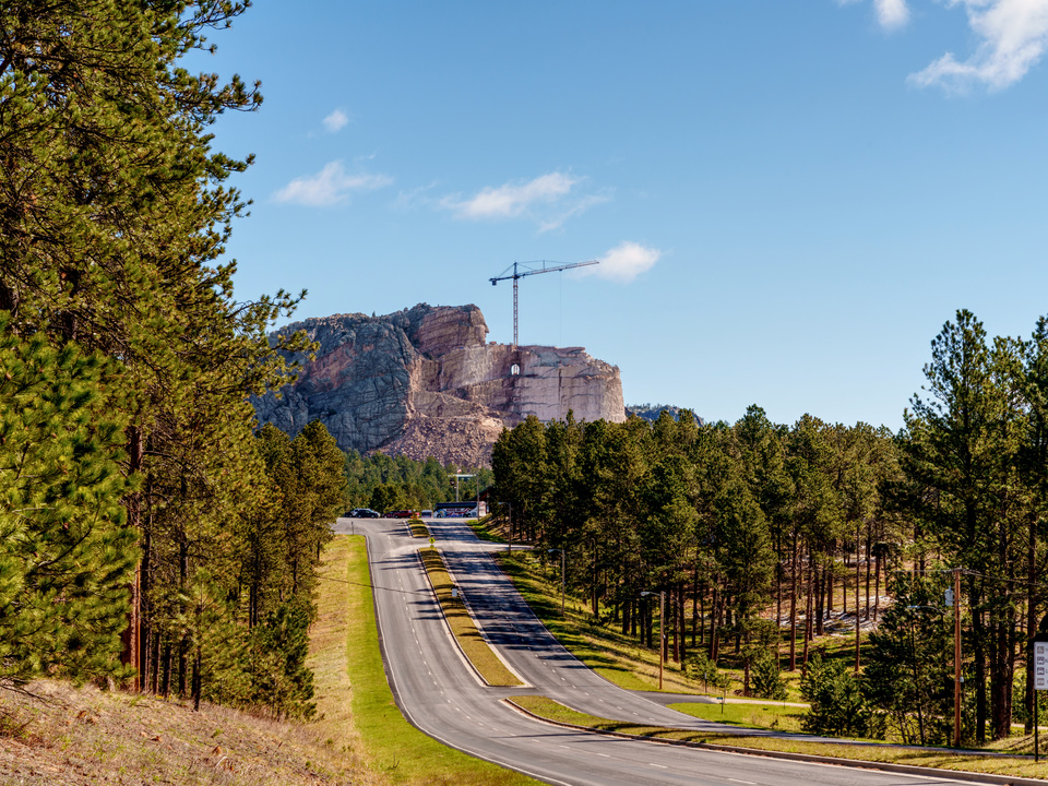 Entry Road To Crazy Horse