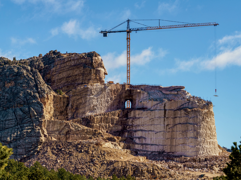 Side Profile Of Crazy Horse
