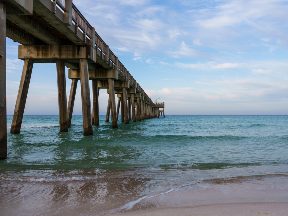 Morning Dawn By Russell Fields Pier