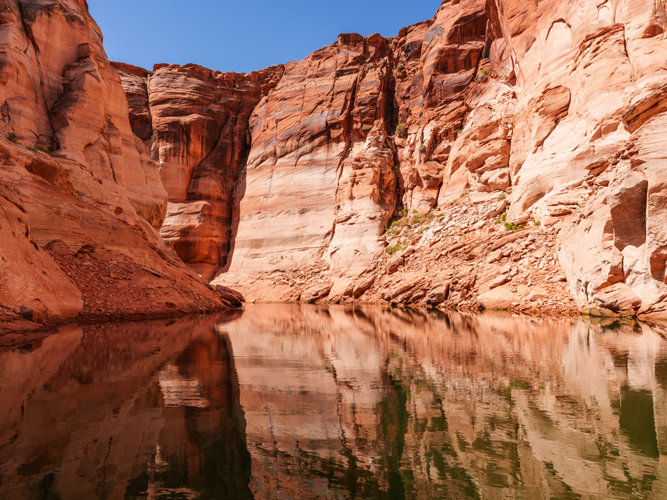 Shimmering Reflections Of Antelope Canyon