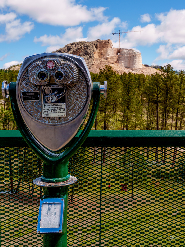 Vintage Viewer Crazy Horse Memorial