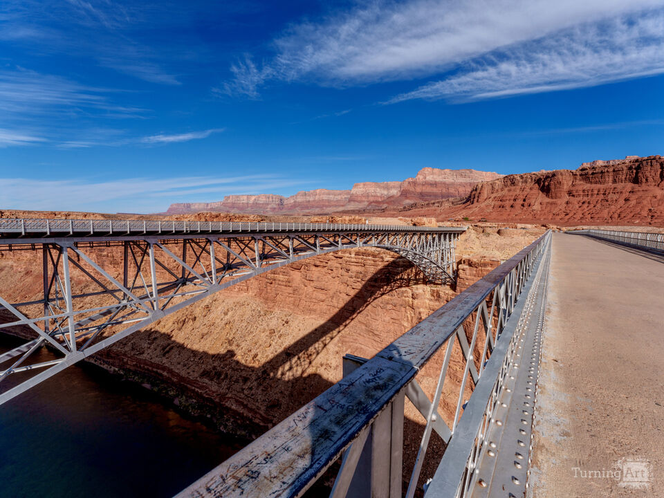 Historic And Modern Navajo Bridges