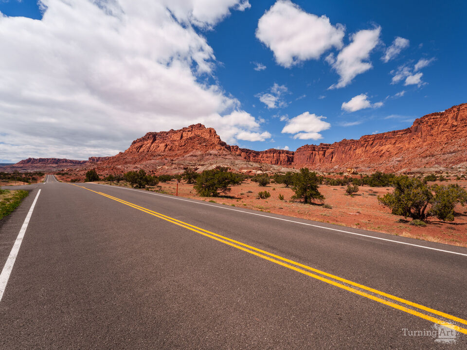 Highway 24 Through Capitol Reef
