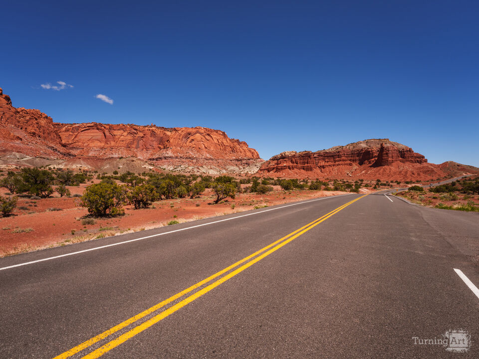 Road Through Capitol Reef