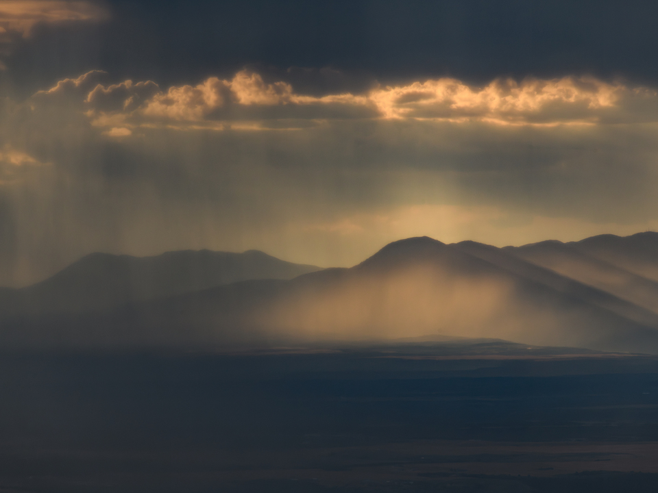 Rainy Highlight Over the Montezuma Valley