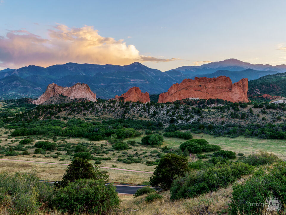 Garden Of The Gods After the Sun Set