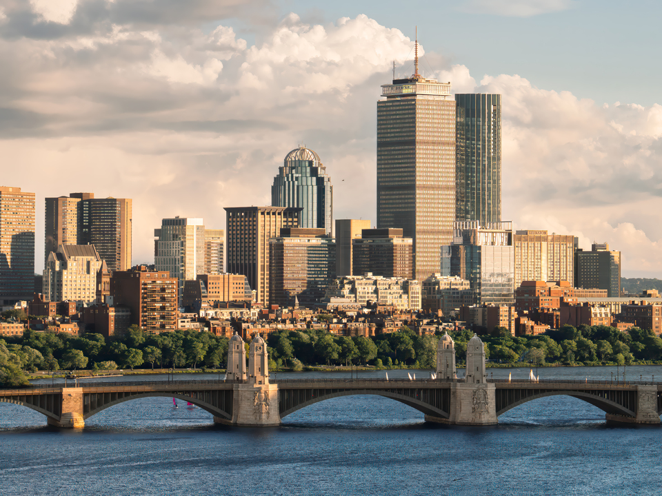Back Bay Boston at Golden Hour