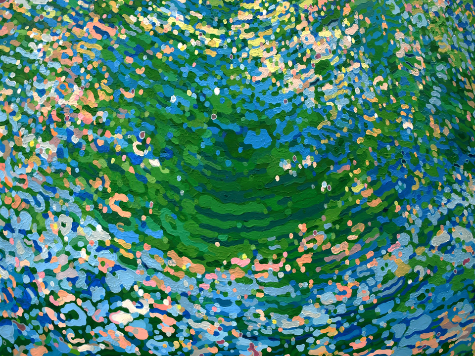 Green Garden Reflections