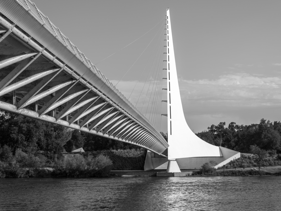 Sundial Bridge - Monochrome