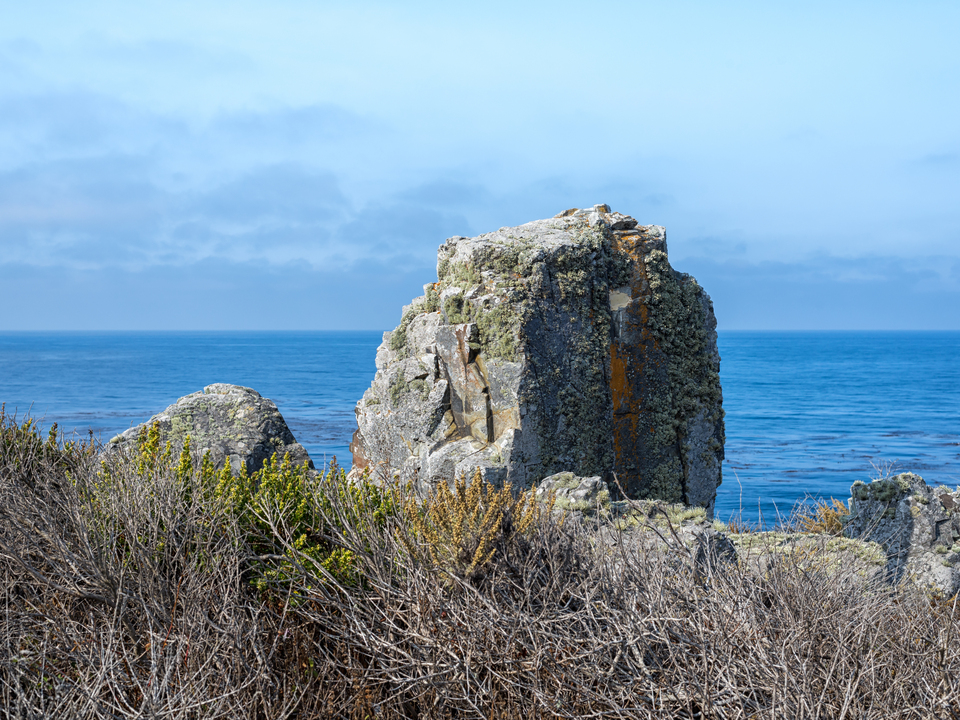 Standing Stones By The Sea - Big Sur California  