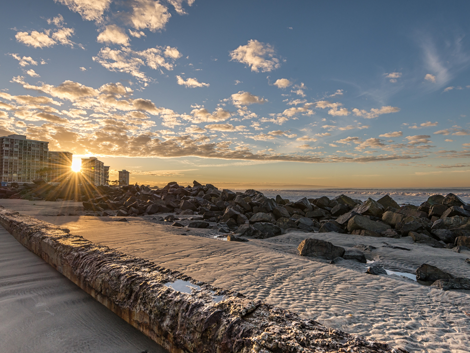 Coronado Central Beach - Coastal Sunrise 