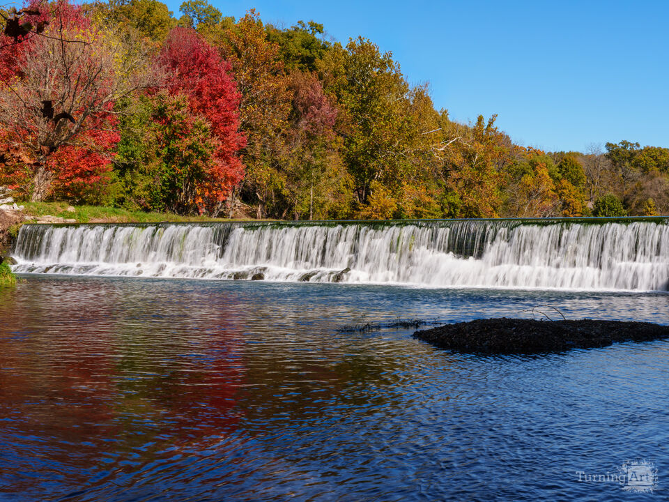 Capps Creek Waterfall At Jolly Mill