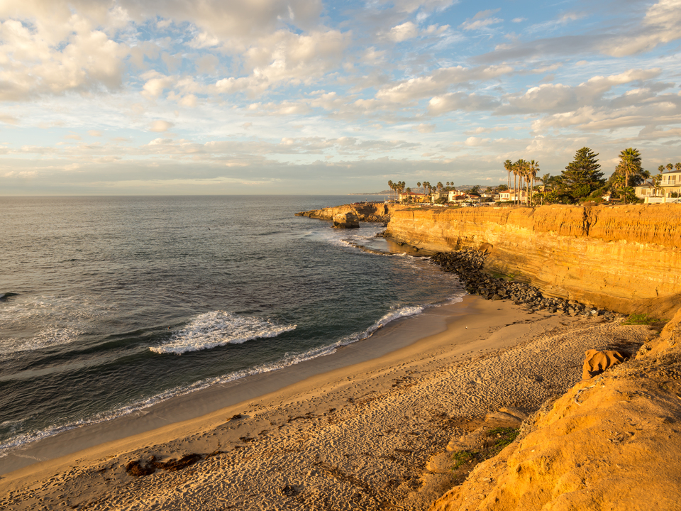 Late Afternoon Light - San Diego Coast  