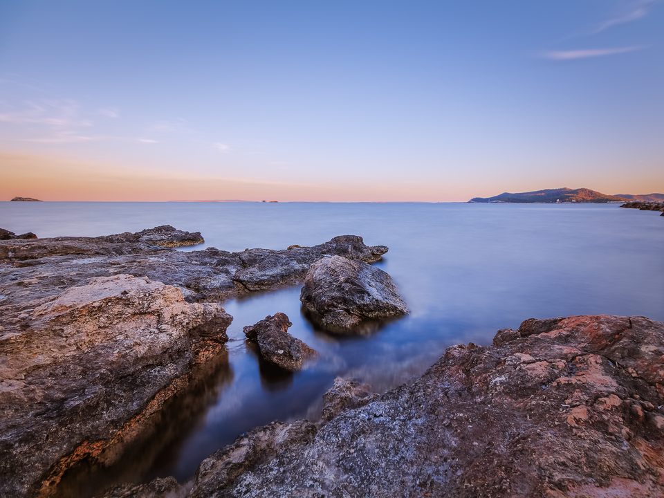Twilight On The Rocky Coast