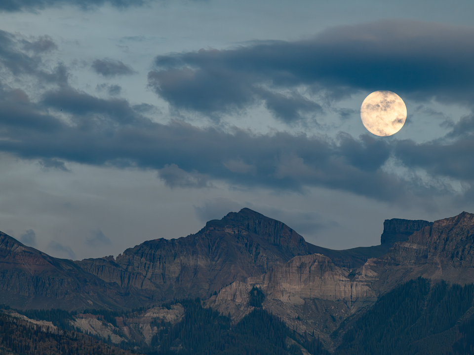 Moonrise over the Cimarrons