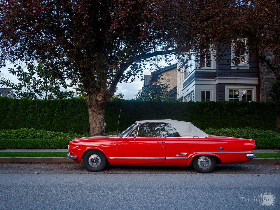 Bright Red Convertible