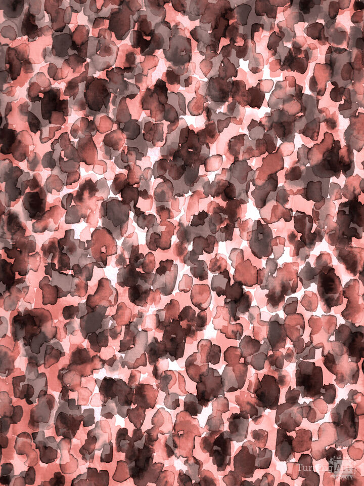 IN THE WILD, BOHO BLUSH GREY - WATERCOLOR PATTERN PAINTING