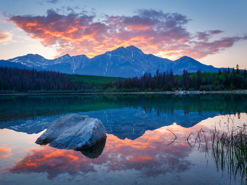 Pyramid Mountain Twilight