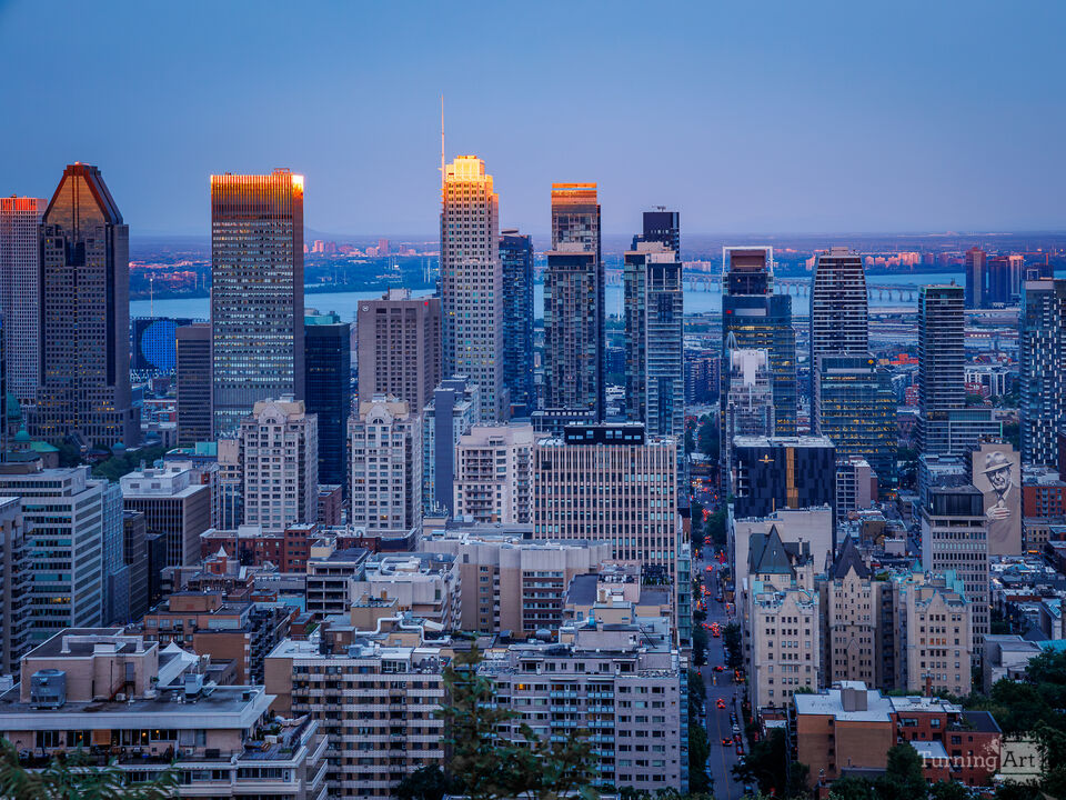 Golden Hour over Montreal