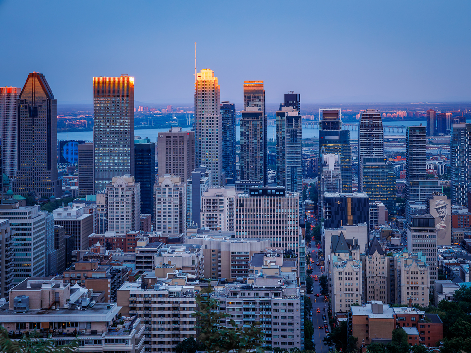Golden Hour over Montreal