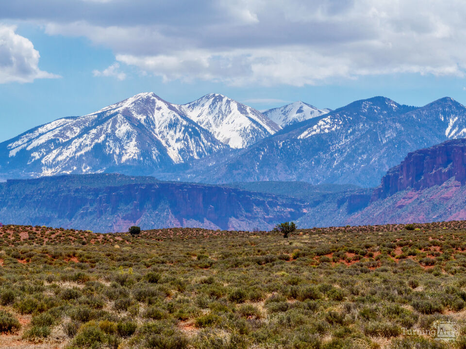 Moab Desert and La Sal Mountains
