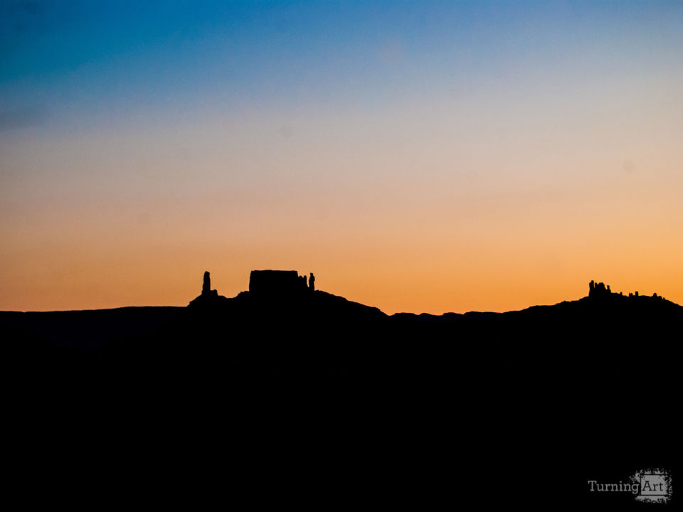 Castle Valley Silhouette